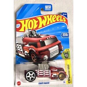 Hot Wheels CRATE RACER, Red, Experimotors. Special Feature.